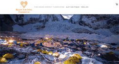 Desktop Screenshot of heartforindia.org